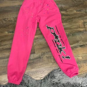 Spider Worldwide Men's Pink Pants / Joggers NEW